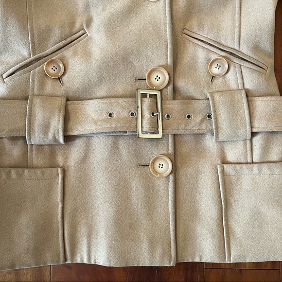 Moda Belted Peacoat - Picture 2 of 5